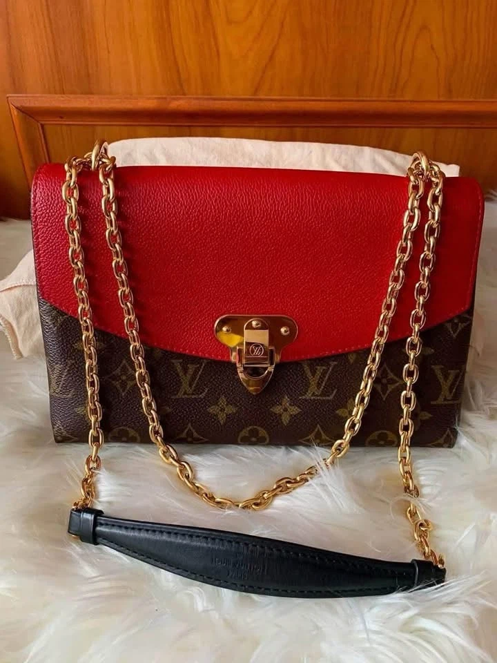 LV Placide Monogram Red Two Way Bag - photo 5