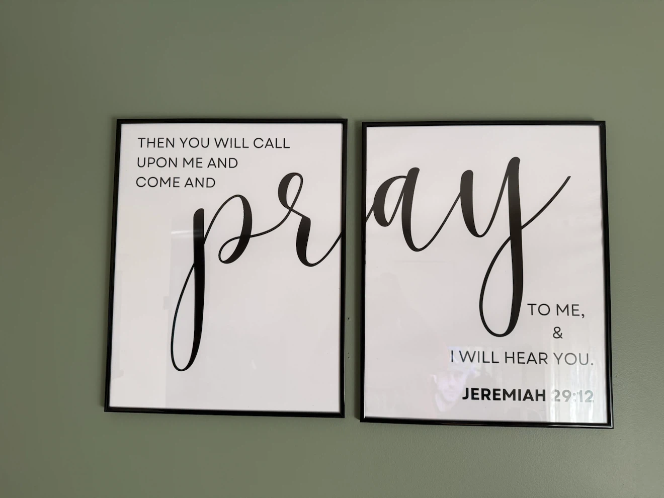 Jeremiah 29:12 Scripture Wall Art Set