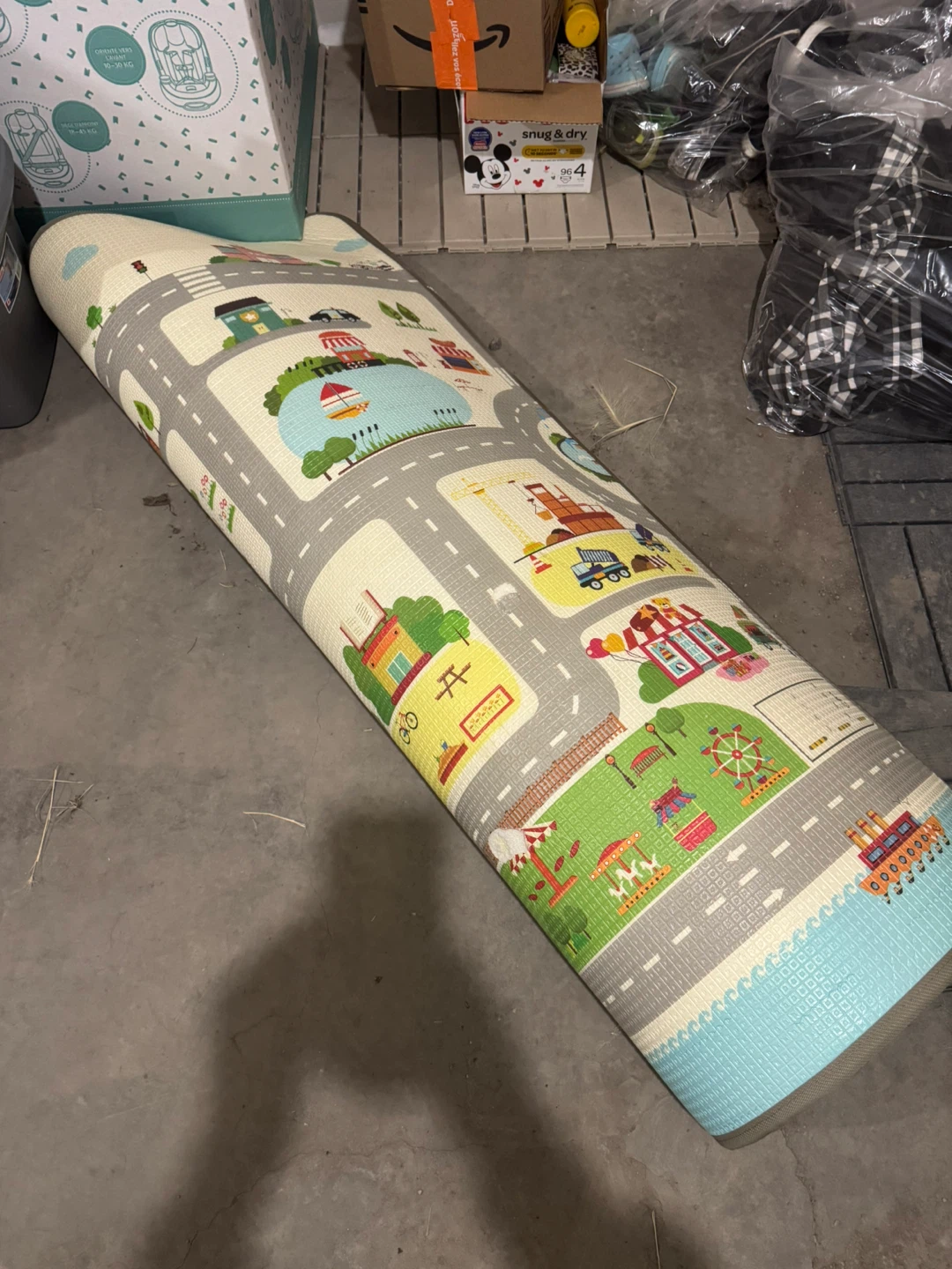 Kids City Road Play Mat