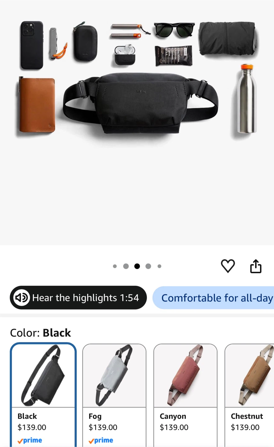 Bellroy venture sling (crossbody bag) - photo 4