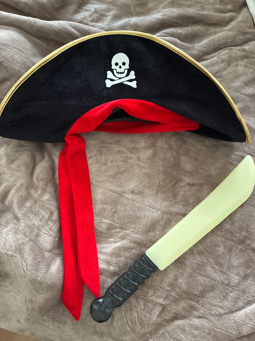 Pirate Hat and Toy Sword Set