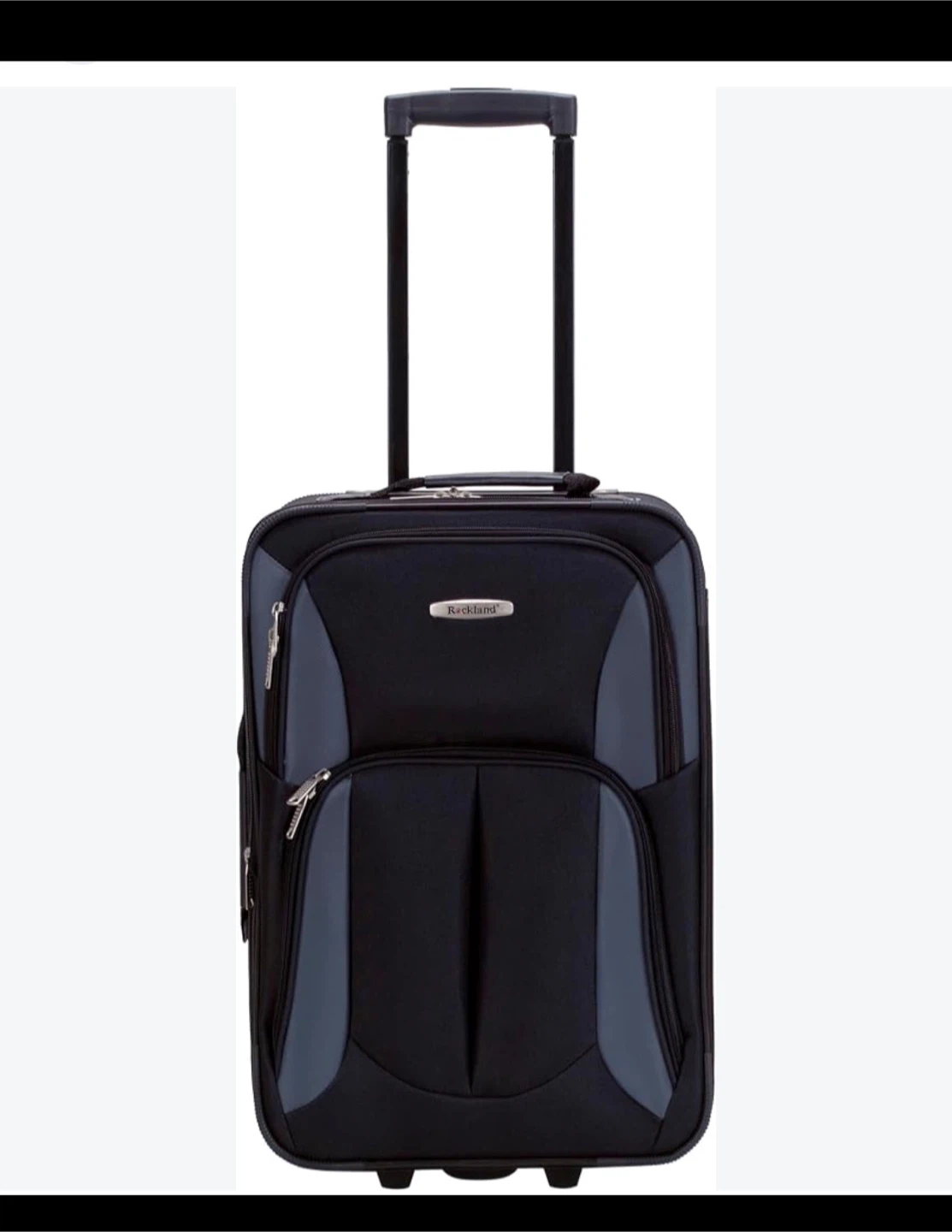 Largest Checked Rockland Rolling Suitcase
