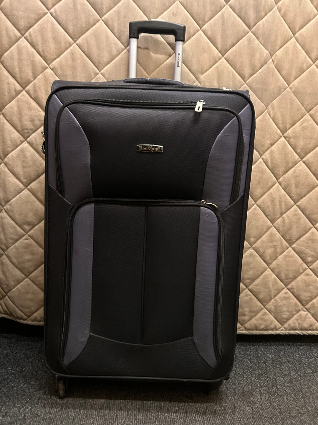 Largest Checked Rockland Rolling Suitcase - photo 2