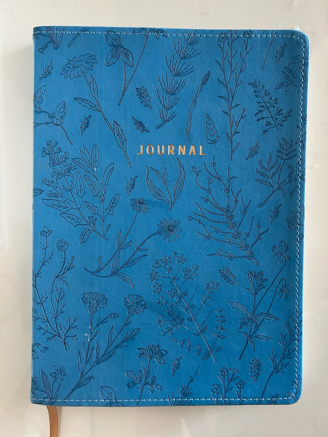 Blue Floral Journal