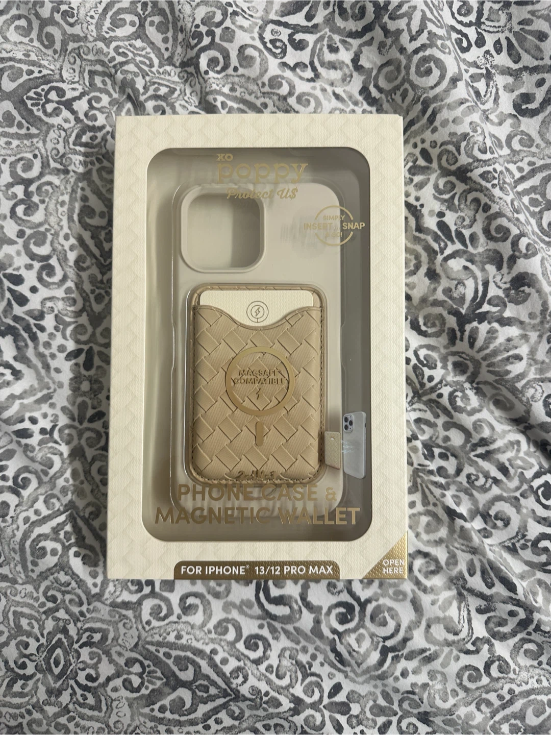 iPhone 13/12 Pro Max Case & Magnetic Wallet