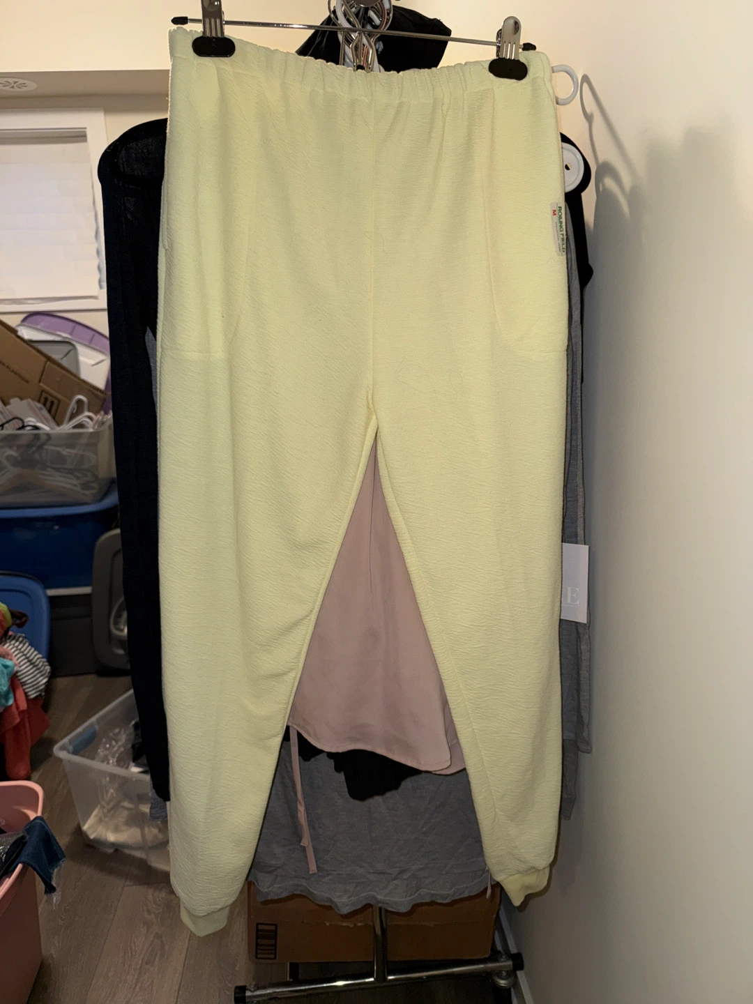 Rolling Field Collection Jogger Pants Yellow Medium Y2K 2000s - photo 2
