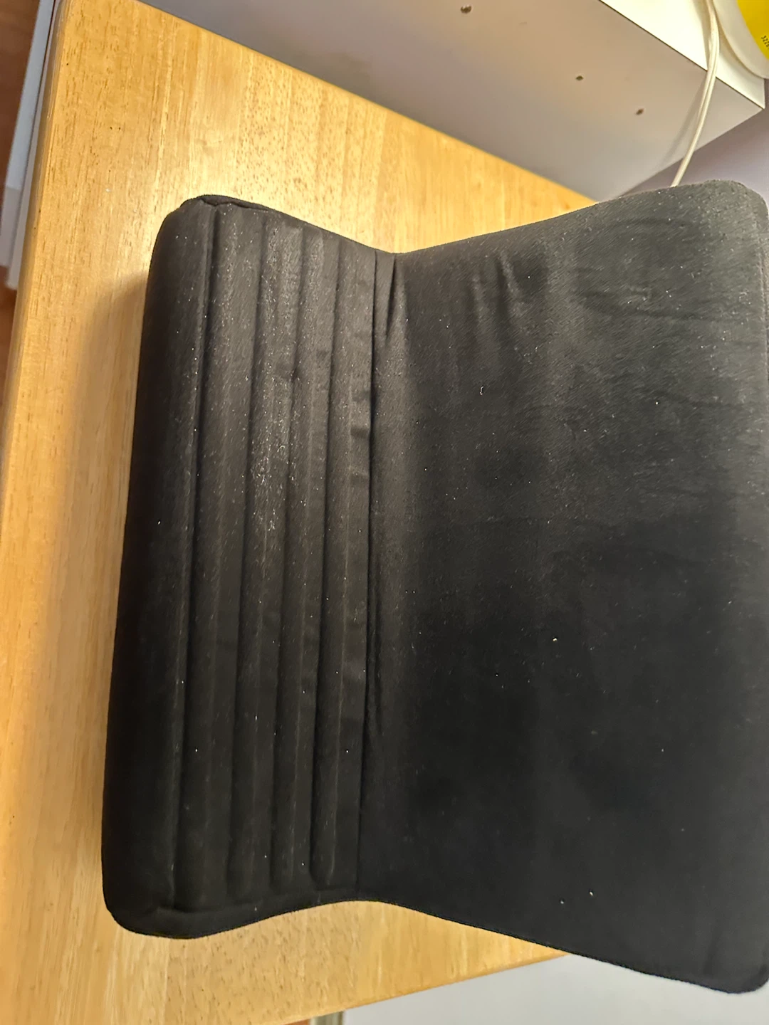 BLACK WEDGE IPAD OR READING PILLOW