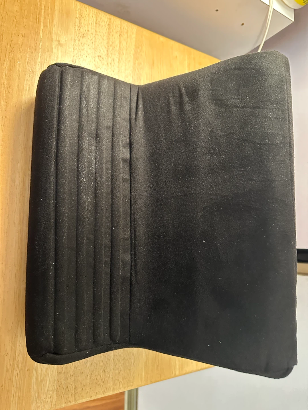 BLACK WEDGE IPAD OR READING PILLOW - photo 3