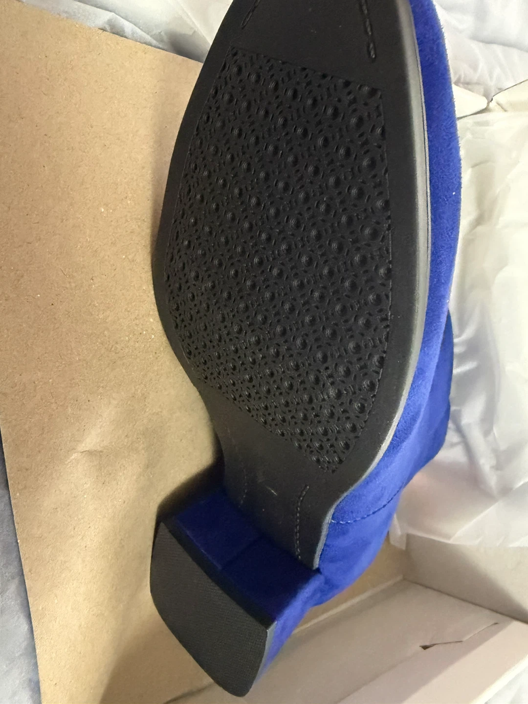 Blue - Women's Ankle Low Block Heel Booties - photo 3