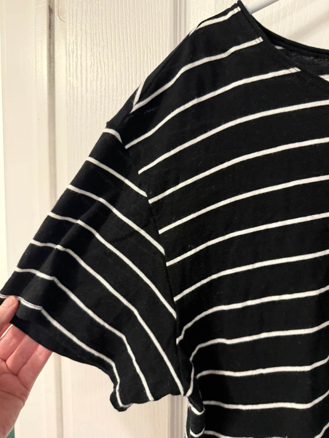 George Black and White Striped Pocket T-Shirt - photo 3