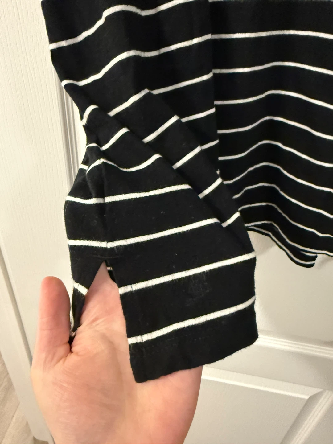 George Black and White Striped Pocket T-Shirt - photo 5