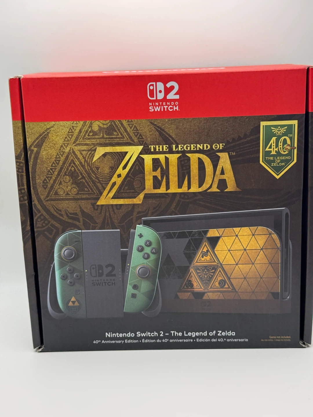 Nintendo Switch 2 Legend of Zelda 40th Anniversary Edition