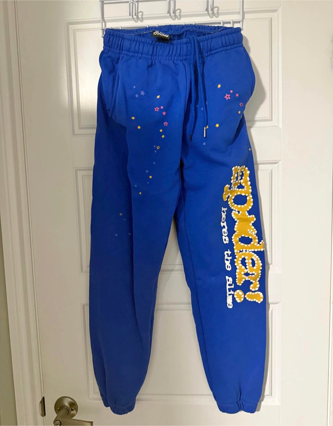 SP5DER Blue Sweatpants