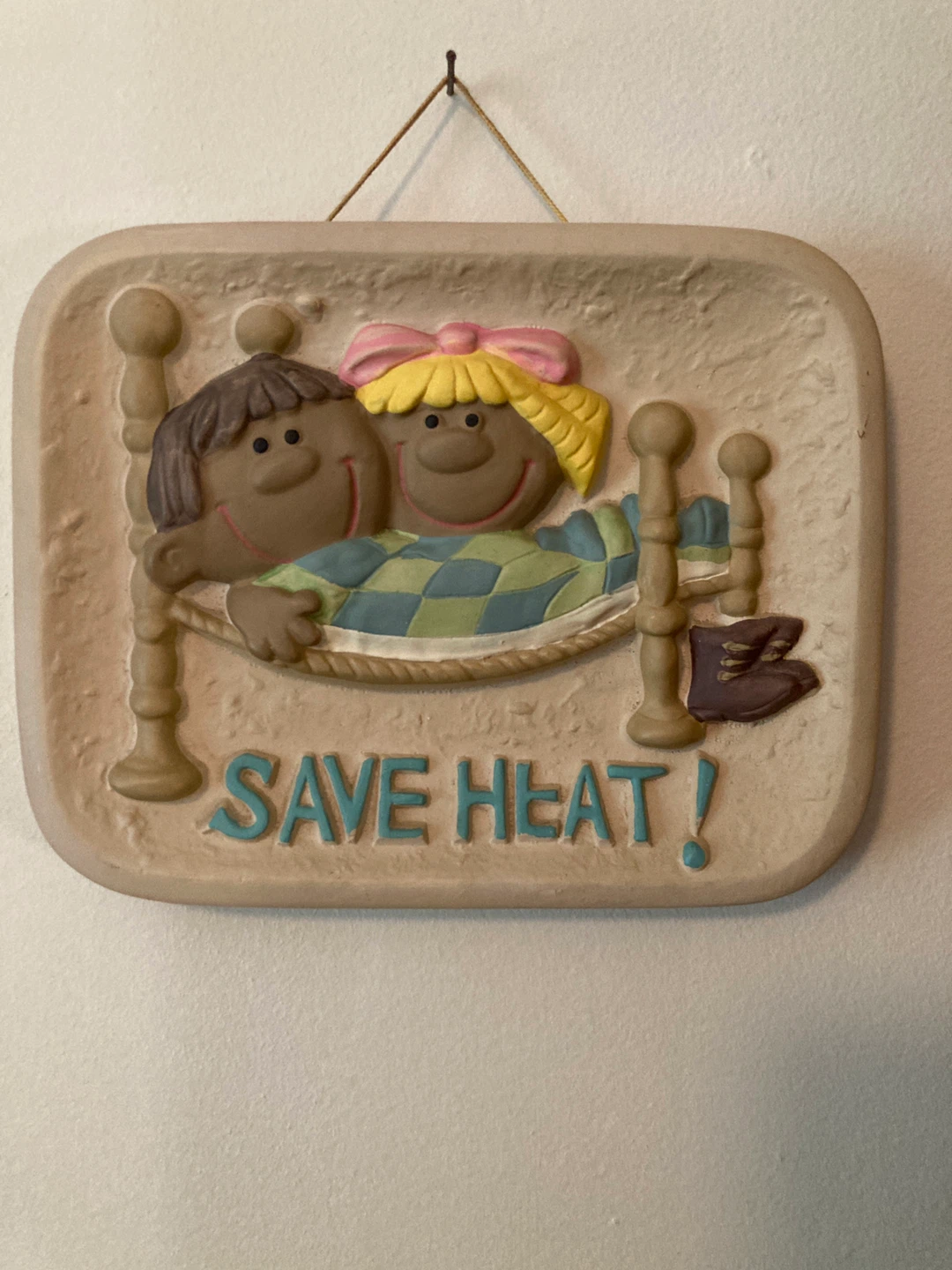 1970’s Decorative Novelty Wall Plaque