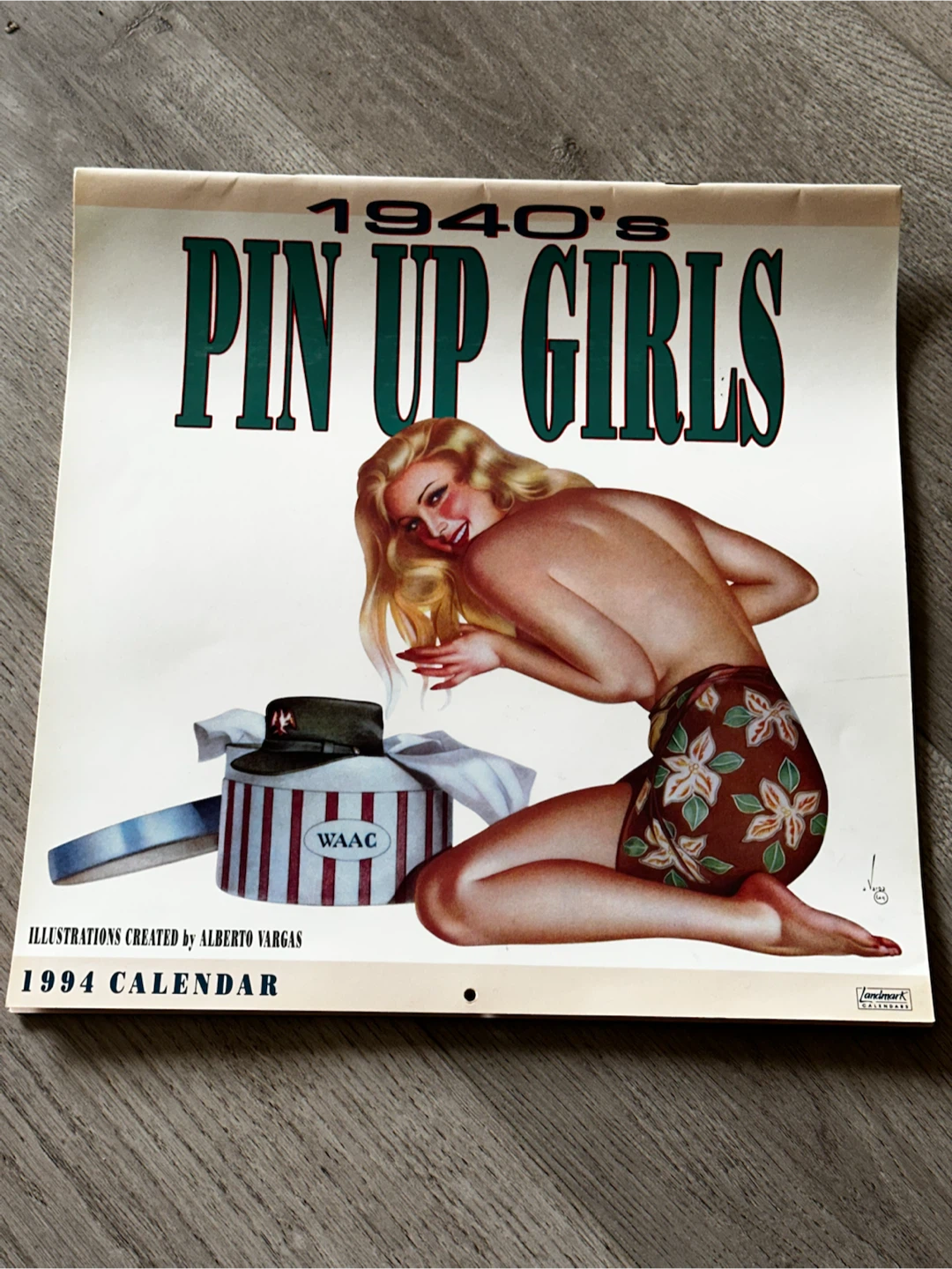 1994 1940s Alberto Vargas Pin up Calendar