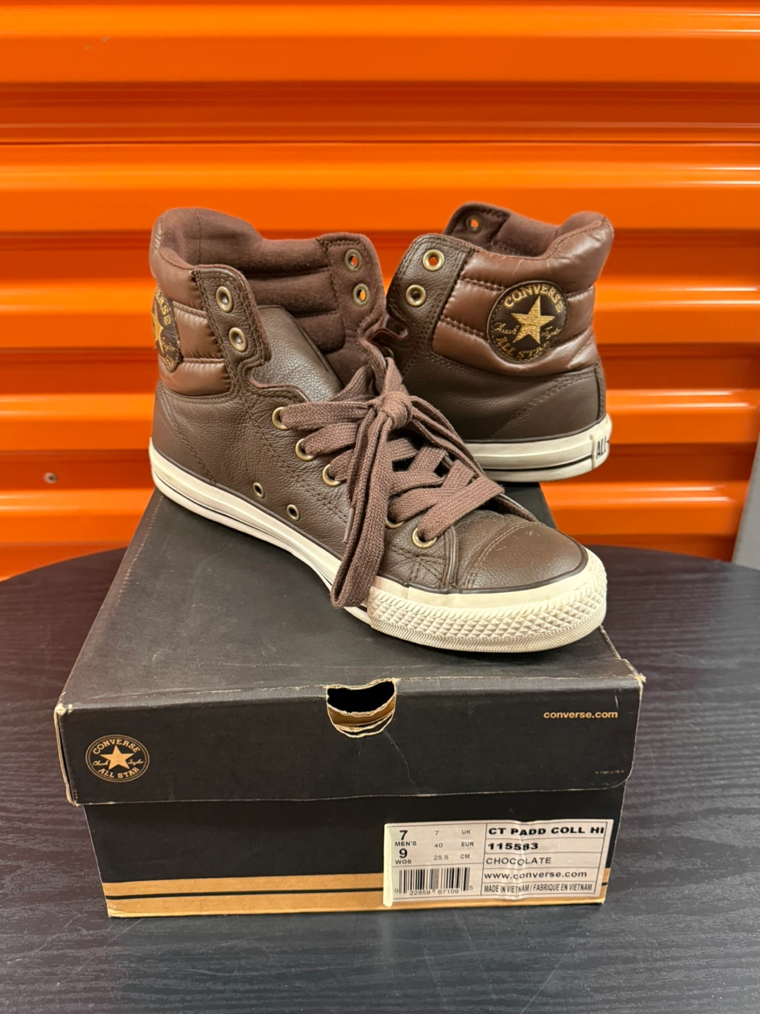 Converse Chuck Taylor Padded Collar High Top Chocolate