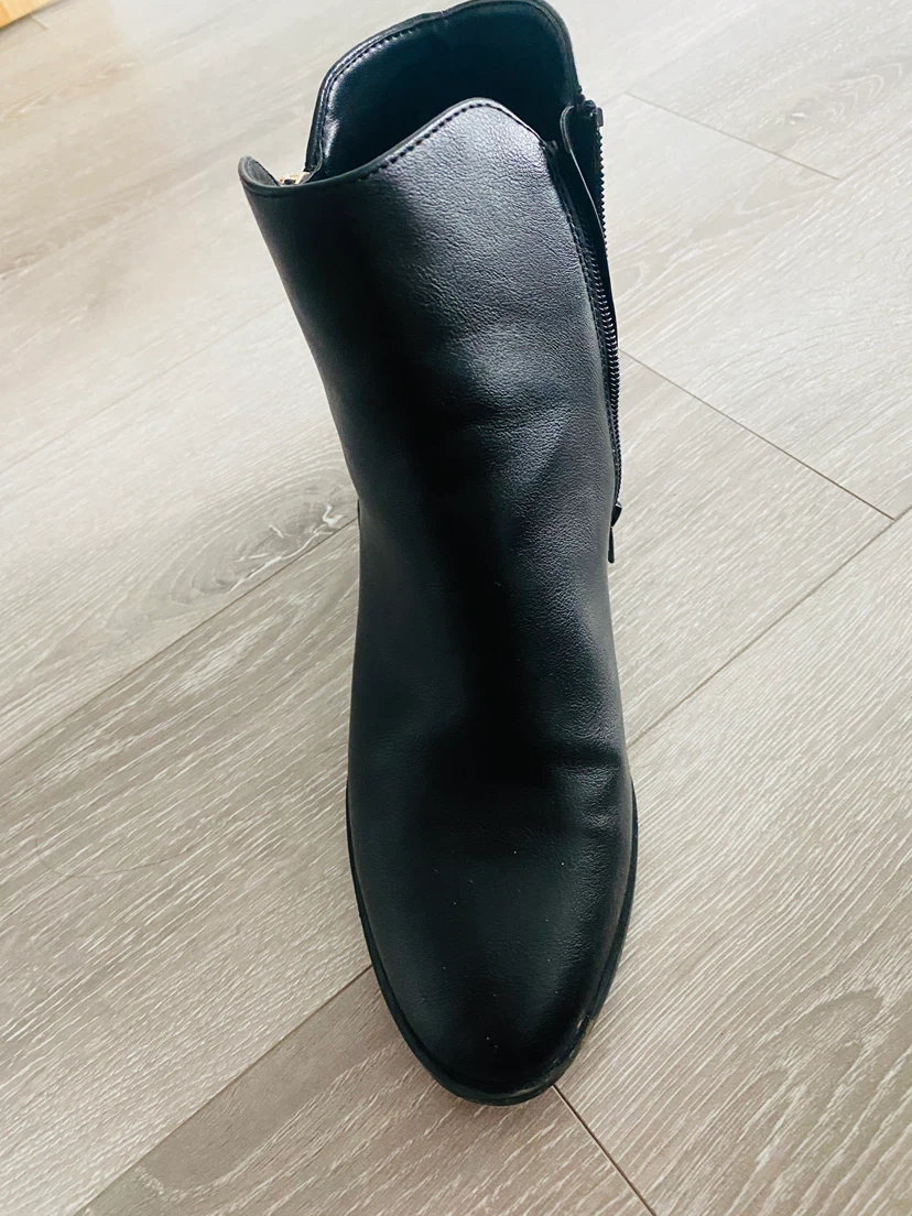 Call It Spring Black Ankle Boots US 7.5 - photo 2