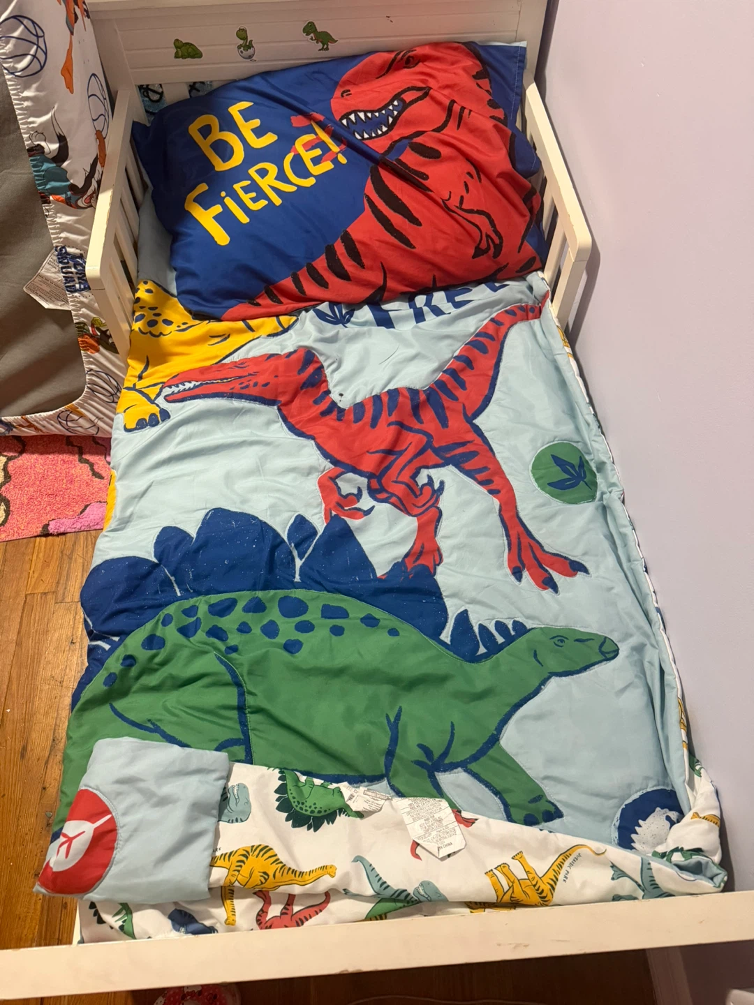 Dinosaur Toddler Bedding Set