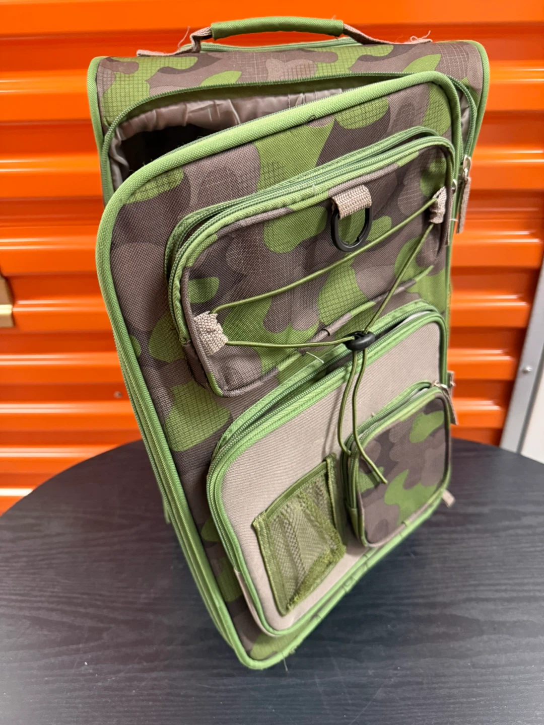 Camo Wheeled Rolling Gear Bag