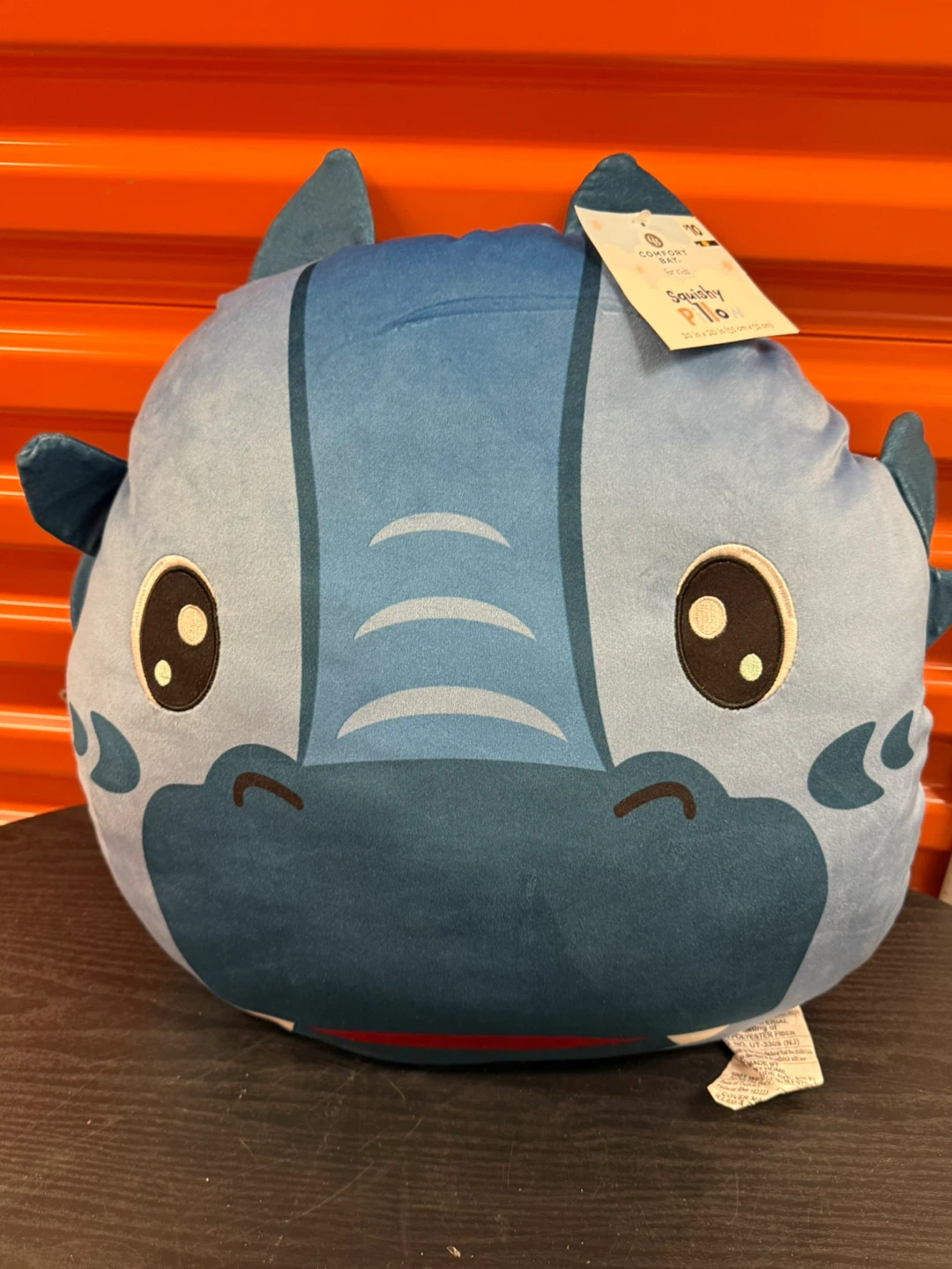 Comfort Bay Blue Dragon Squishy Pillow