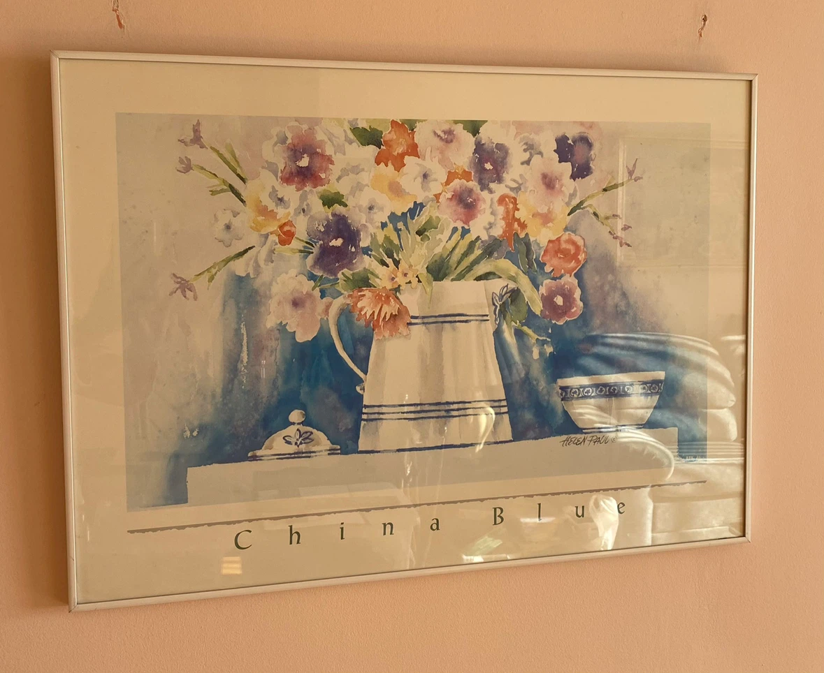 Framed art - Helen Paul China Blue Framed Print - photo 2