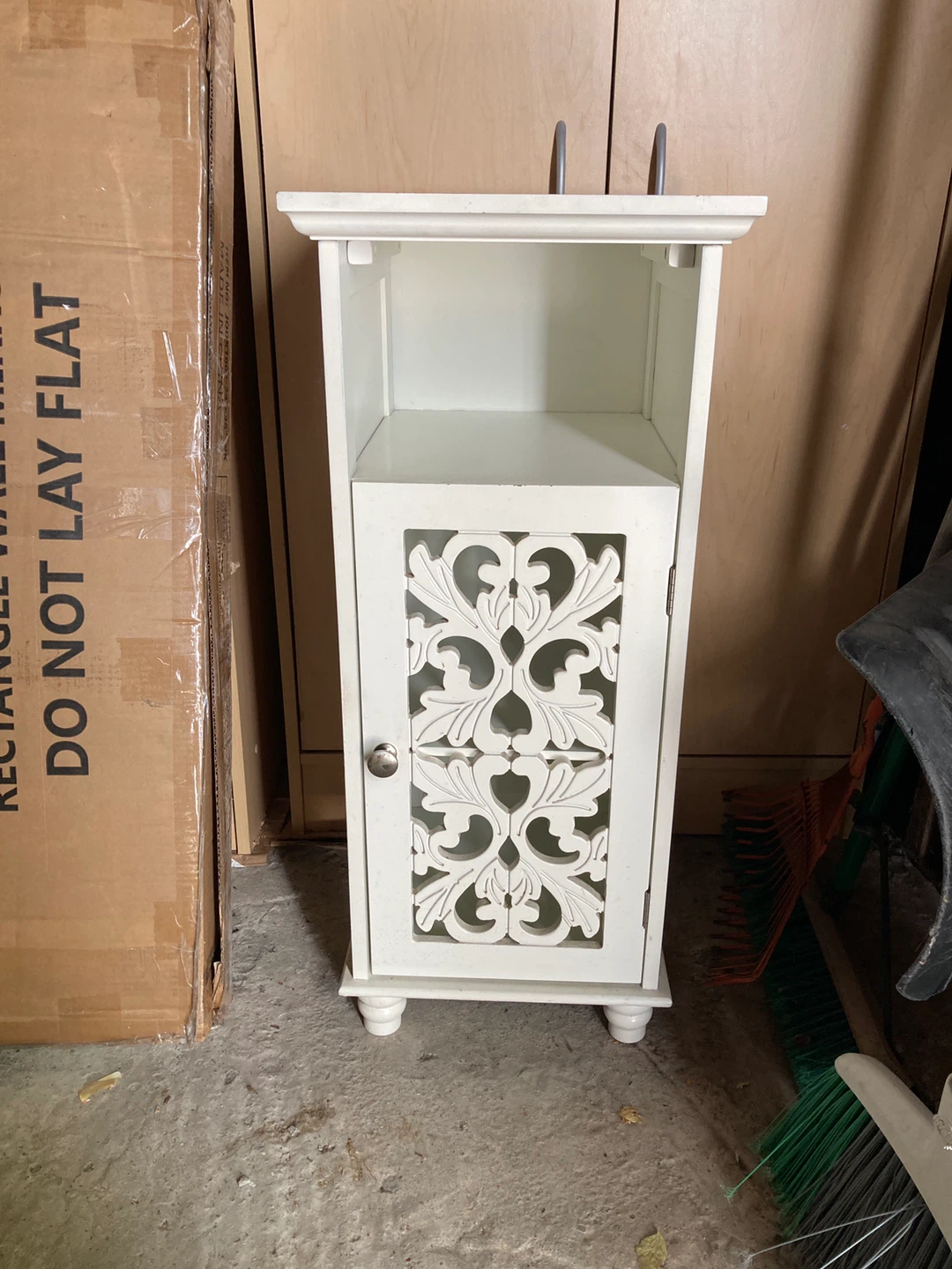 White Decorative Accent Cabinet