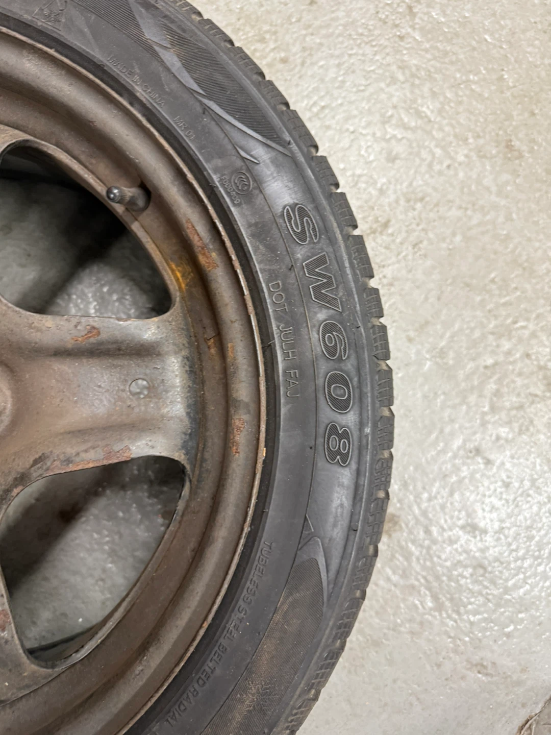 2 for $100 Westlake SW608 Snowmaster Tire with Steel Rim - photo 2