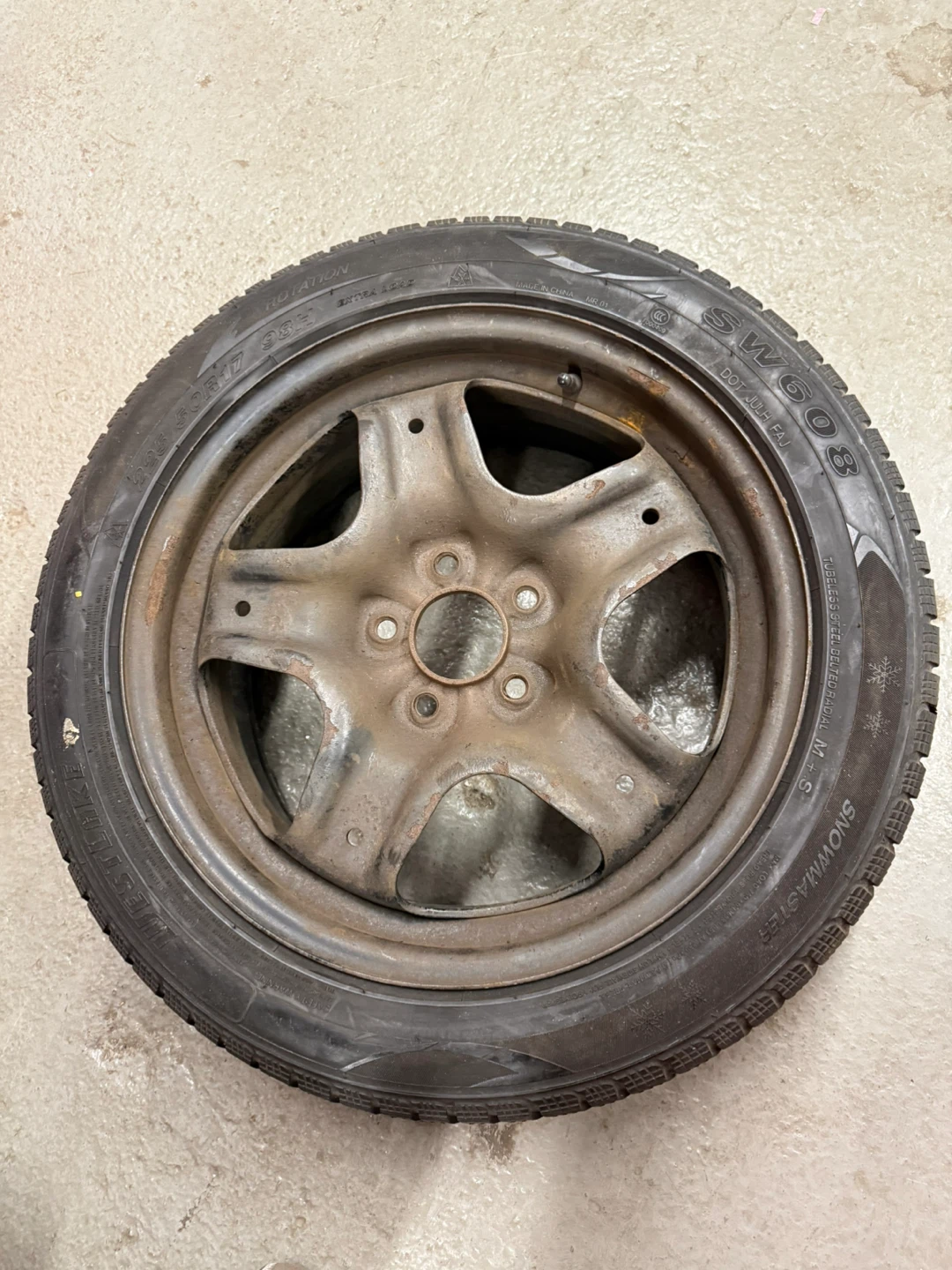 2 for $100 Westlake SW608 Snowmaster Tire with Steel Rim - photo 3