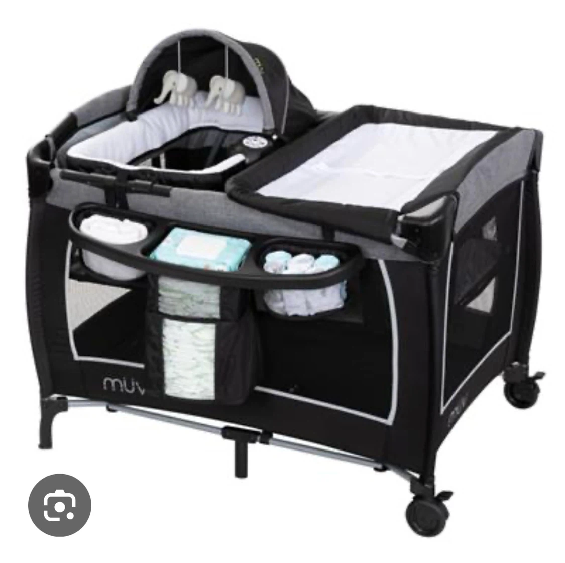 Muv Baby Playard with Bassinet and Change Table