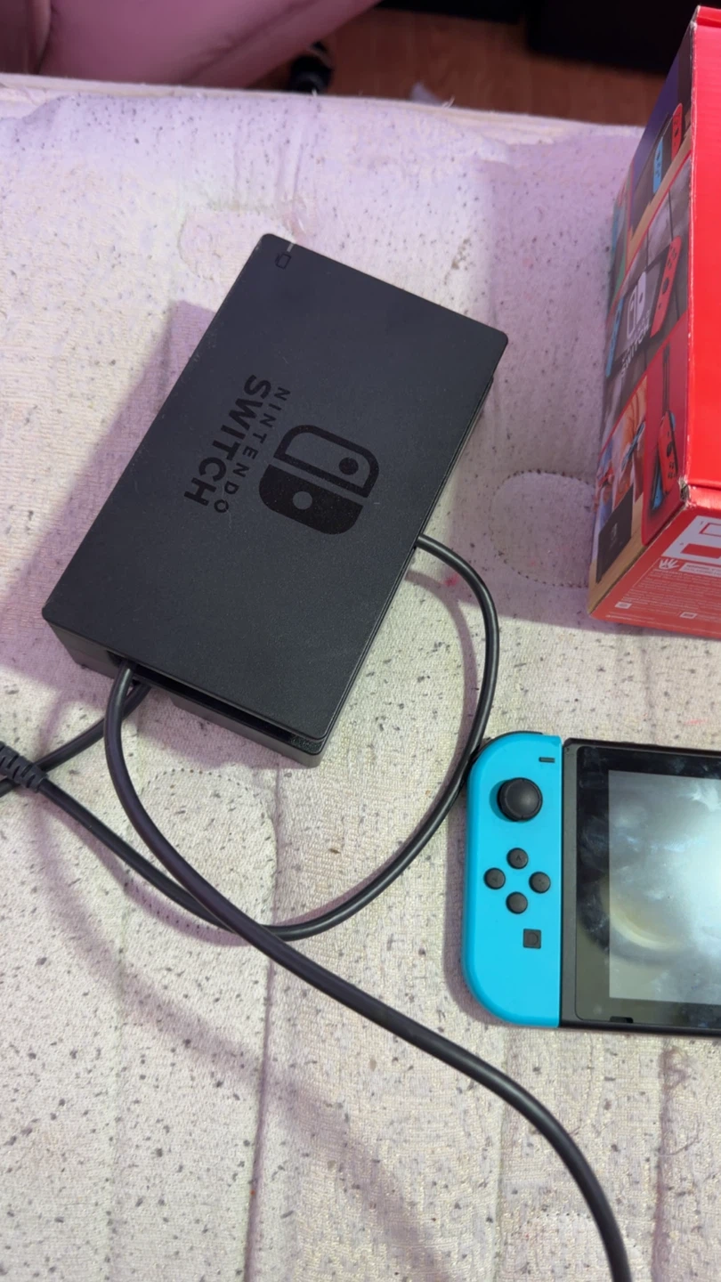 Nintendo Switch Console with Neon Joy-Cons