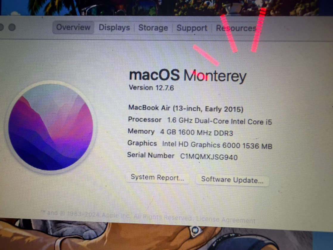 Apple MacBook Air 13-inch Early 2015