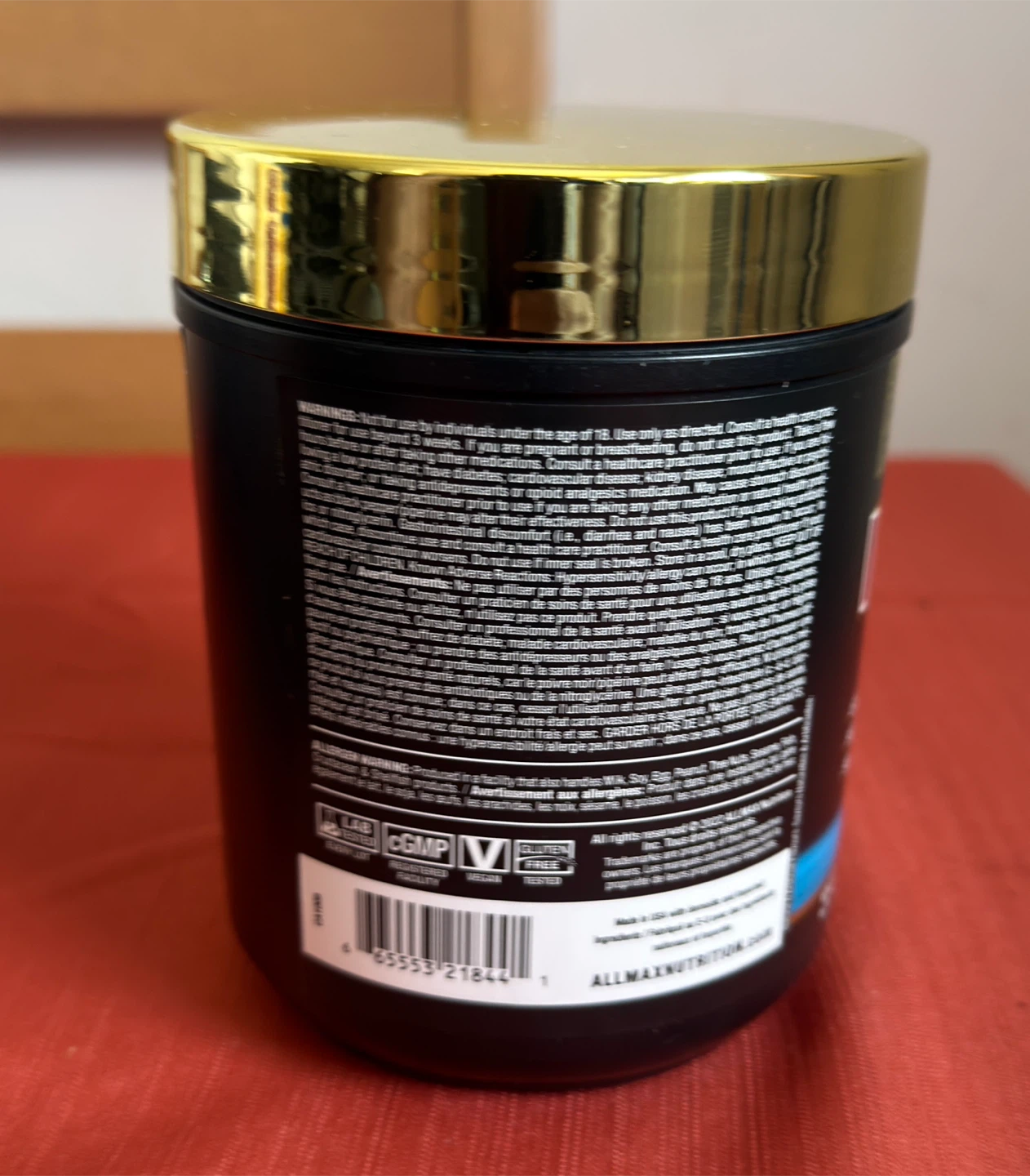 ALLMAX Impact Pump Stim-Free Pre-Workout Blue Raspberry Sealed - photo 4