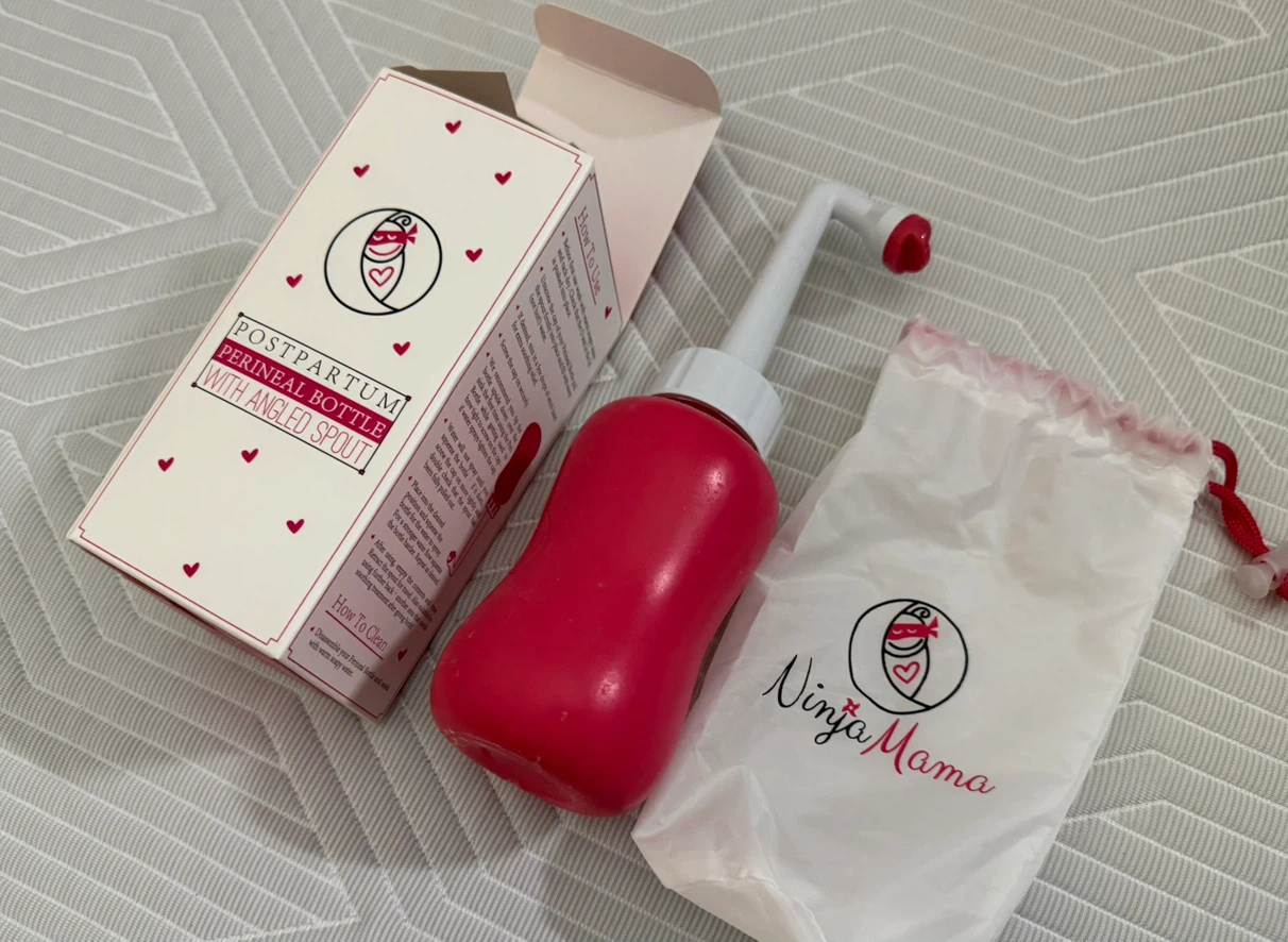 Postpartum Peri Bottle - Angled Spout & Travel Bag