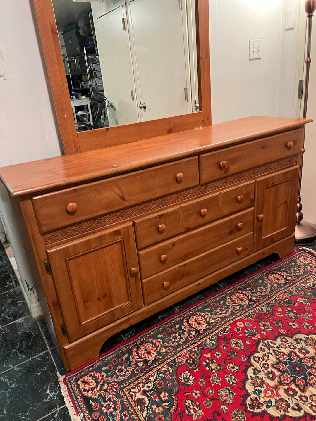 Dresser w/Mirror & Nightstand - Delivery Available - photo 2