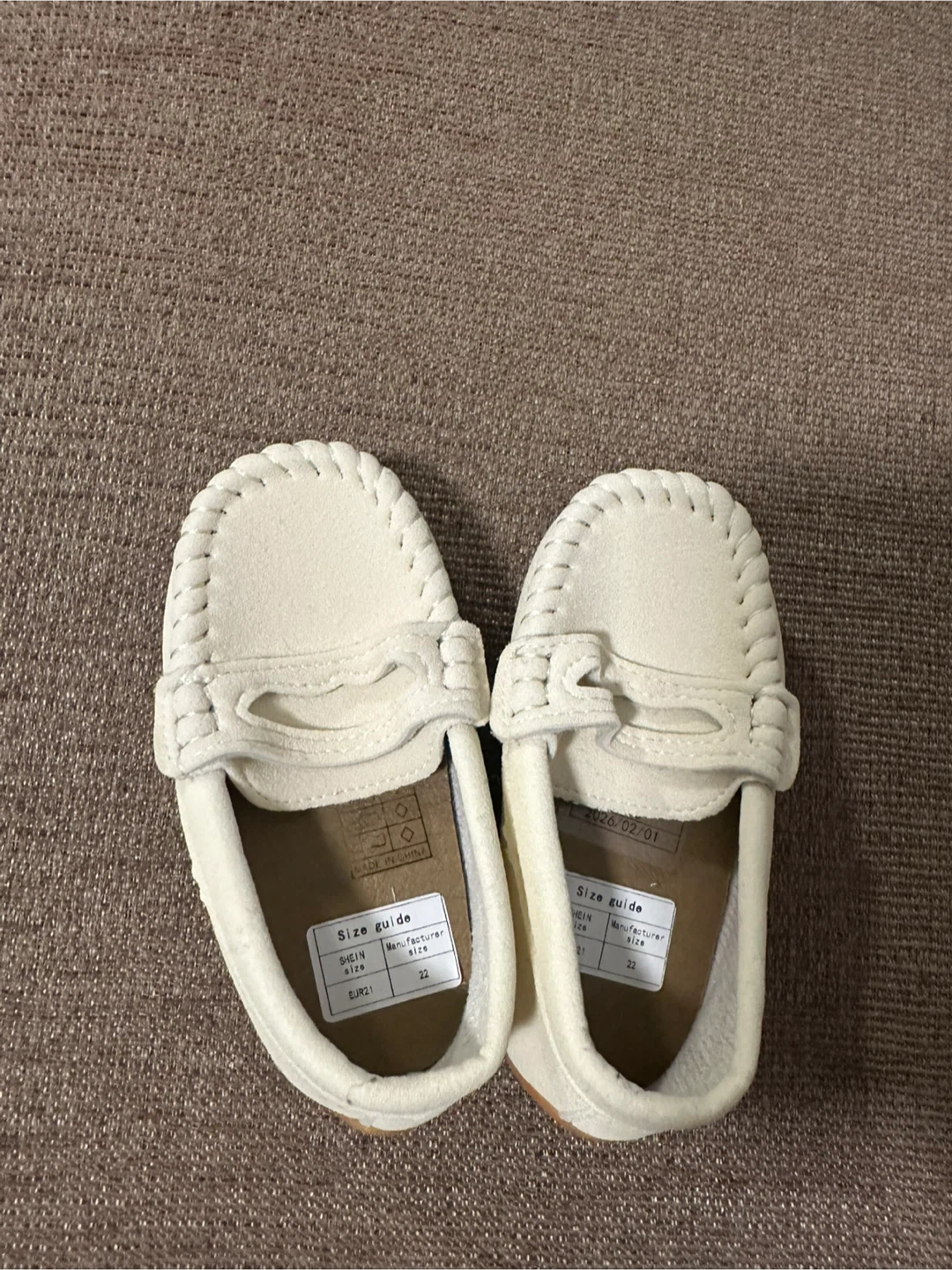Baby shoes Beige Size 22