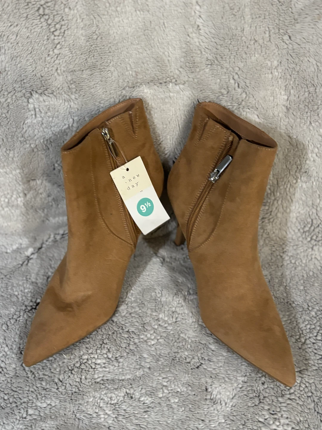 A New Day Tan Ankle Boots - Size 9.5 - photo 3