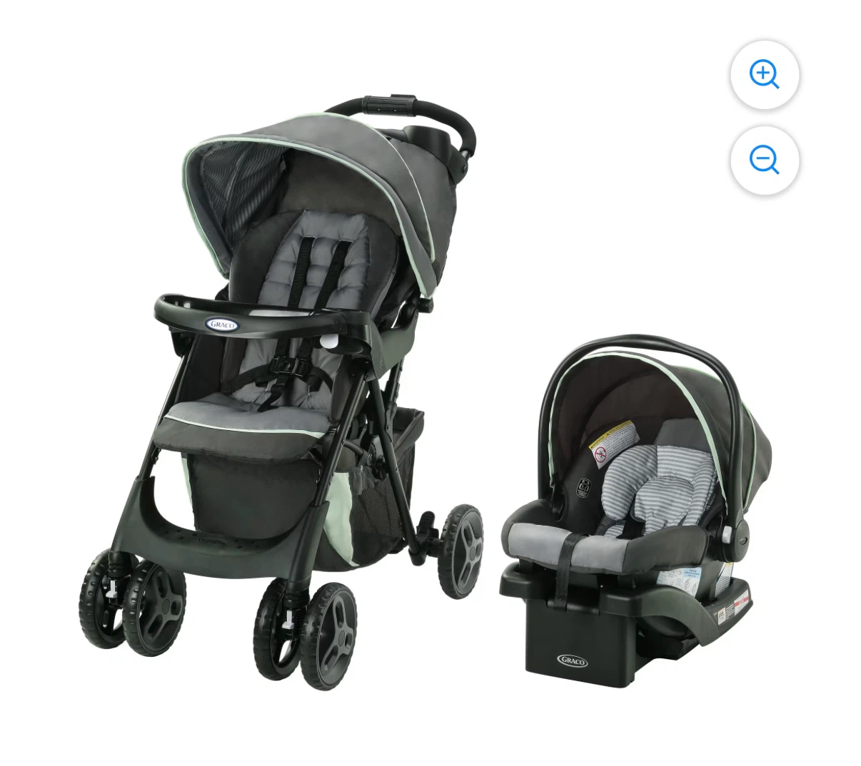 Graco Comfy Cruiser Click Connect Travel System, Infant Car Seat