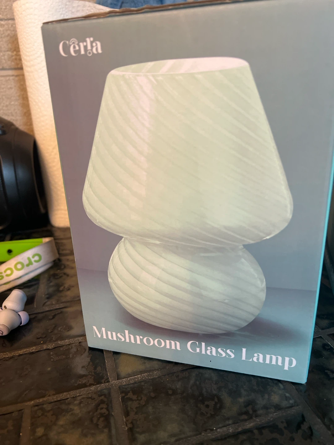 Cera Mushroom Glass Lamp - photo 2