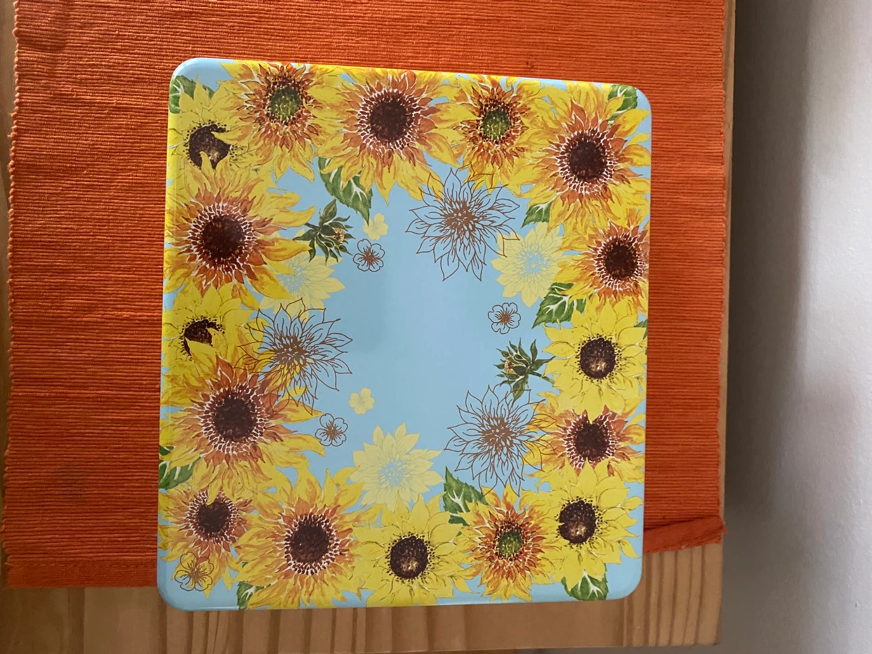 Sunflower Tin