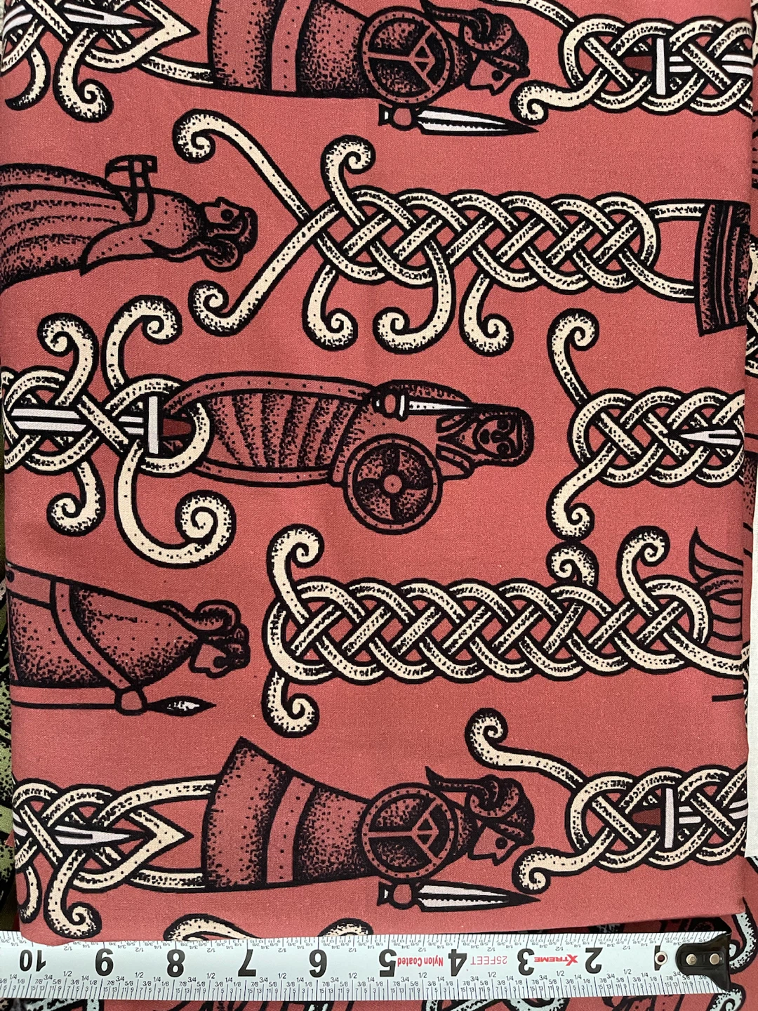 Viking Themed Fabric Material