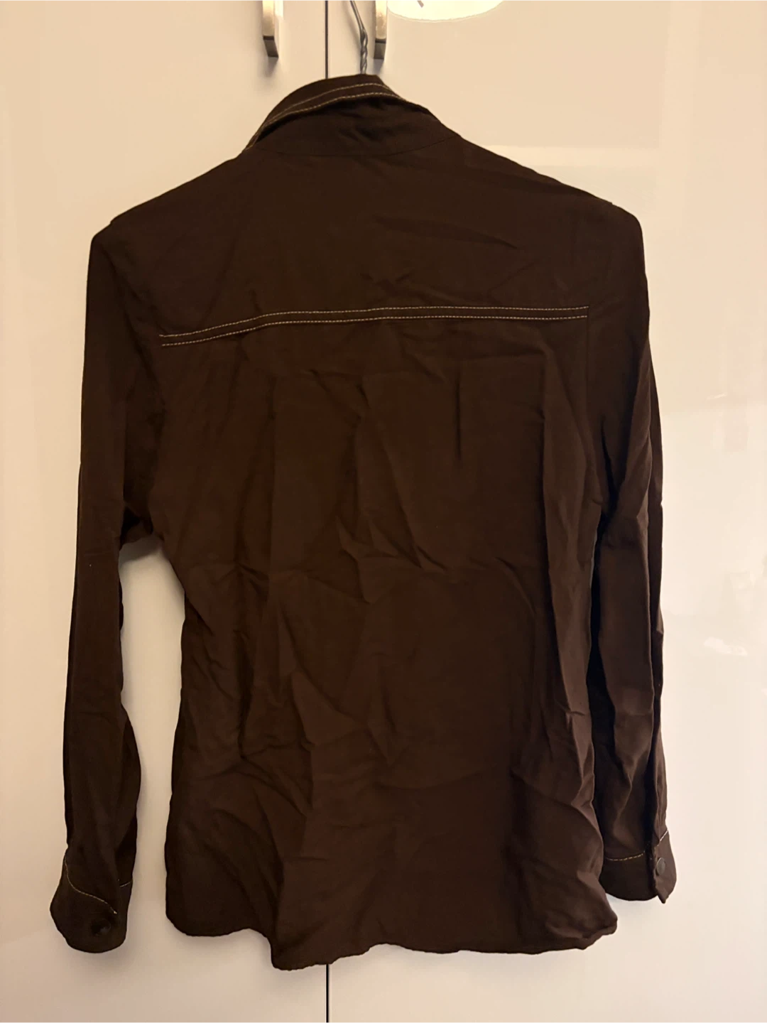 ZARA BASIC Brown Shirt XS - photo 3