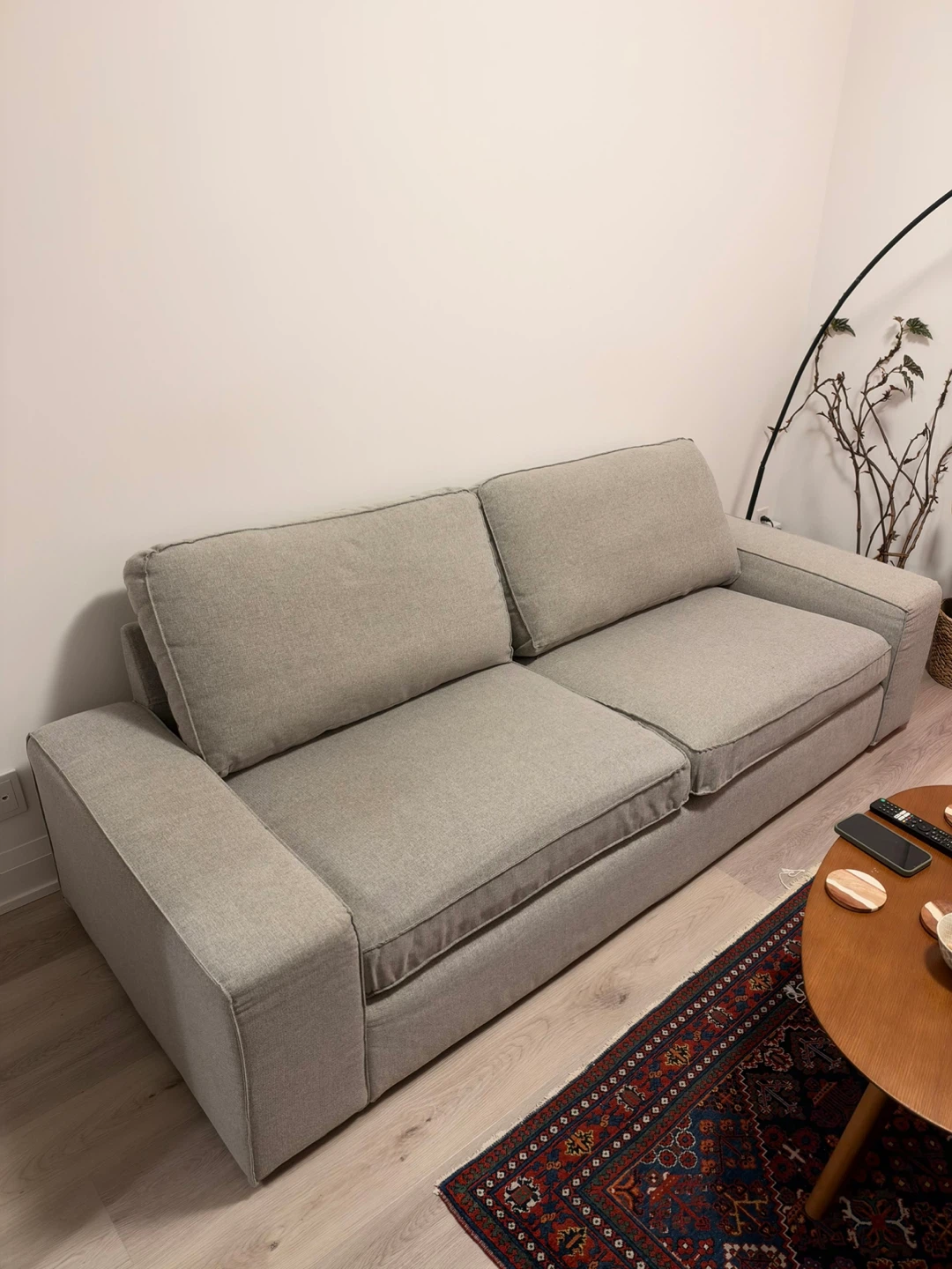 IKEA Kivik Sofa, Light Grey - photo 2