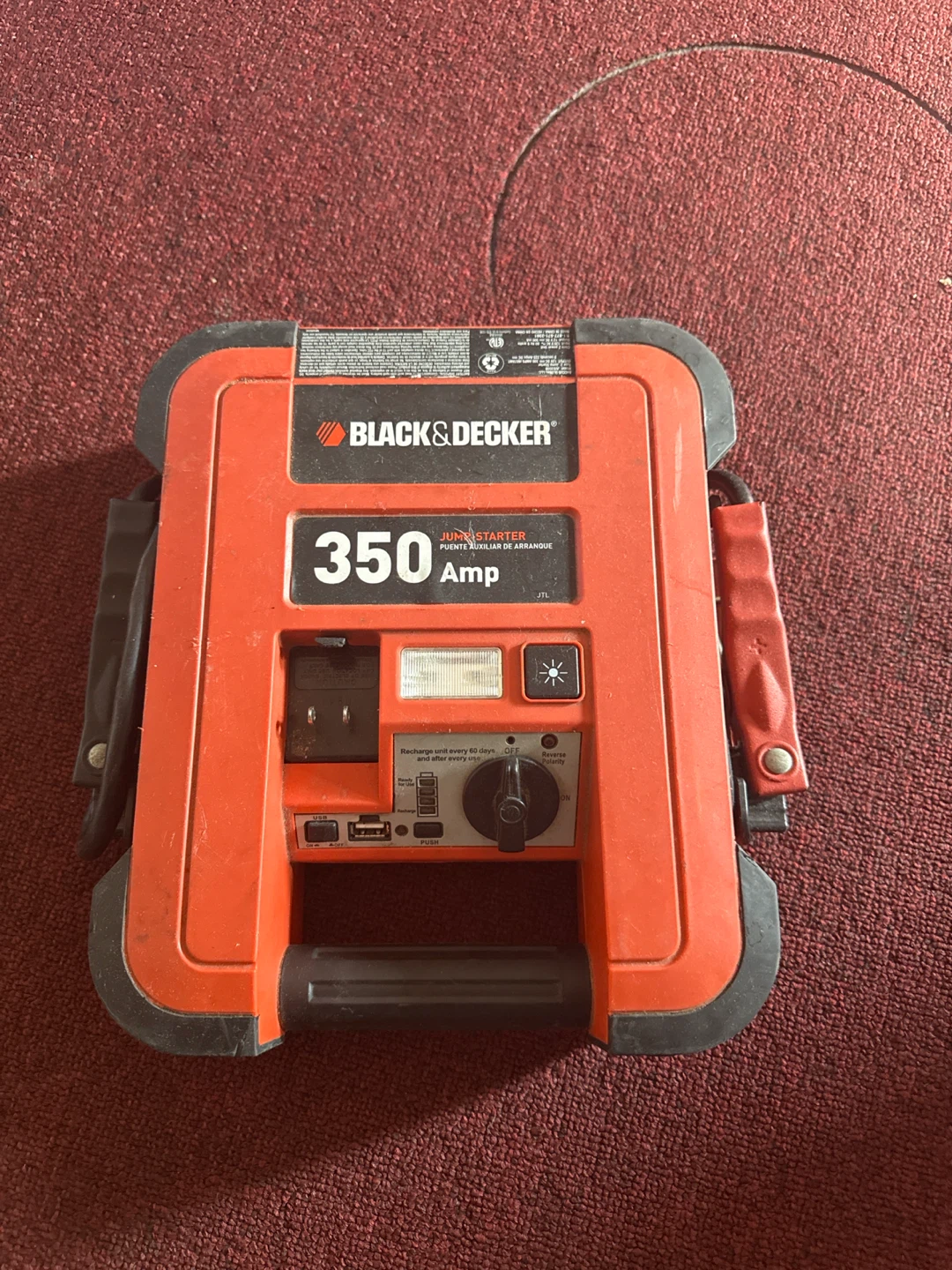 Black & Decker 350 Amp Jump Starter