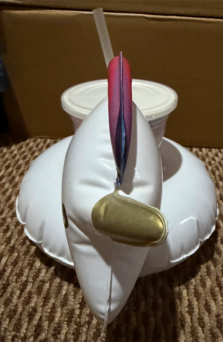 Inflatable Unicorn Drink Holder