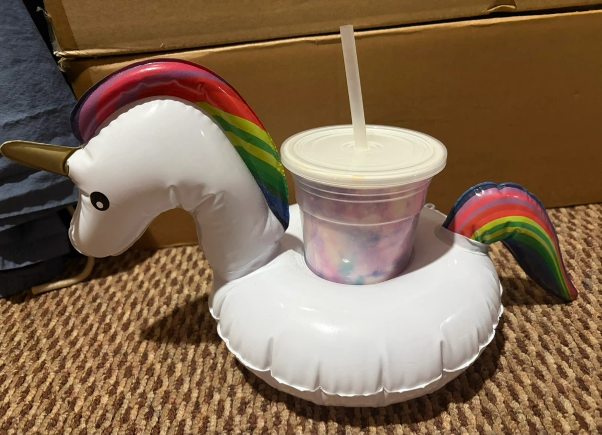 Inflatable Unicorn Drink Holder - photo 2