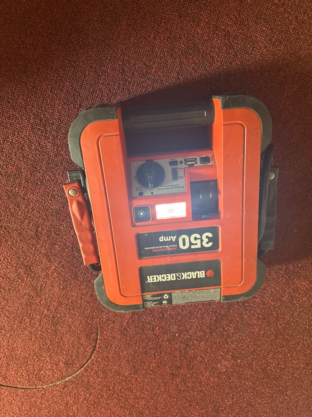 Black & Decker 350 Amp Jump Starter - photo 5