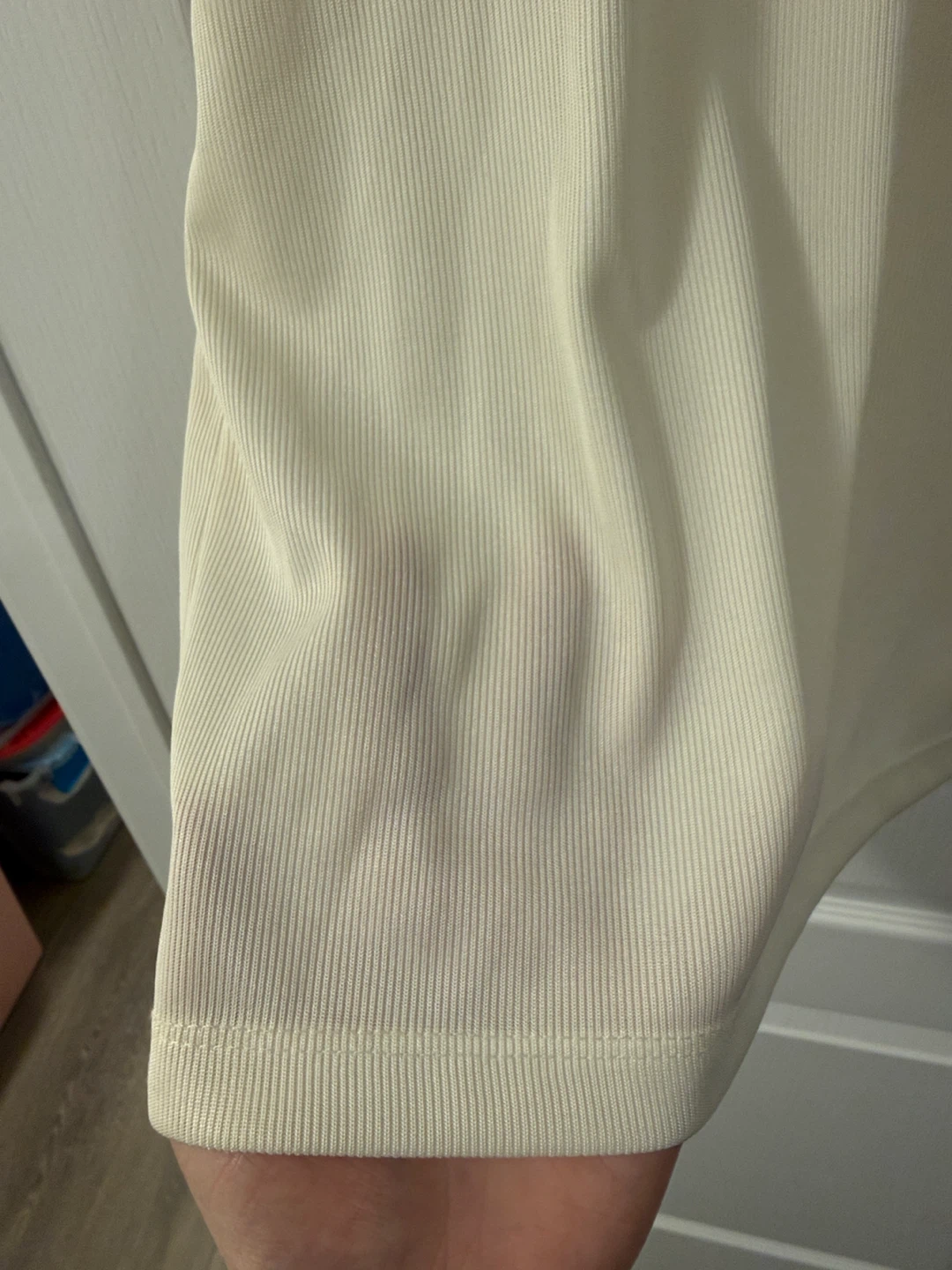 Alia Cream Ribbed T-Shirt - photo 3