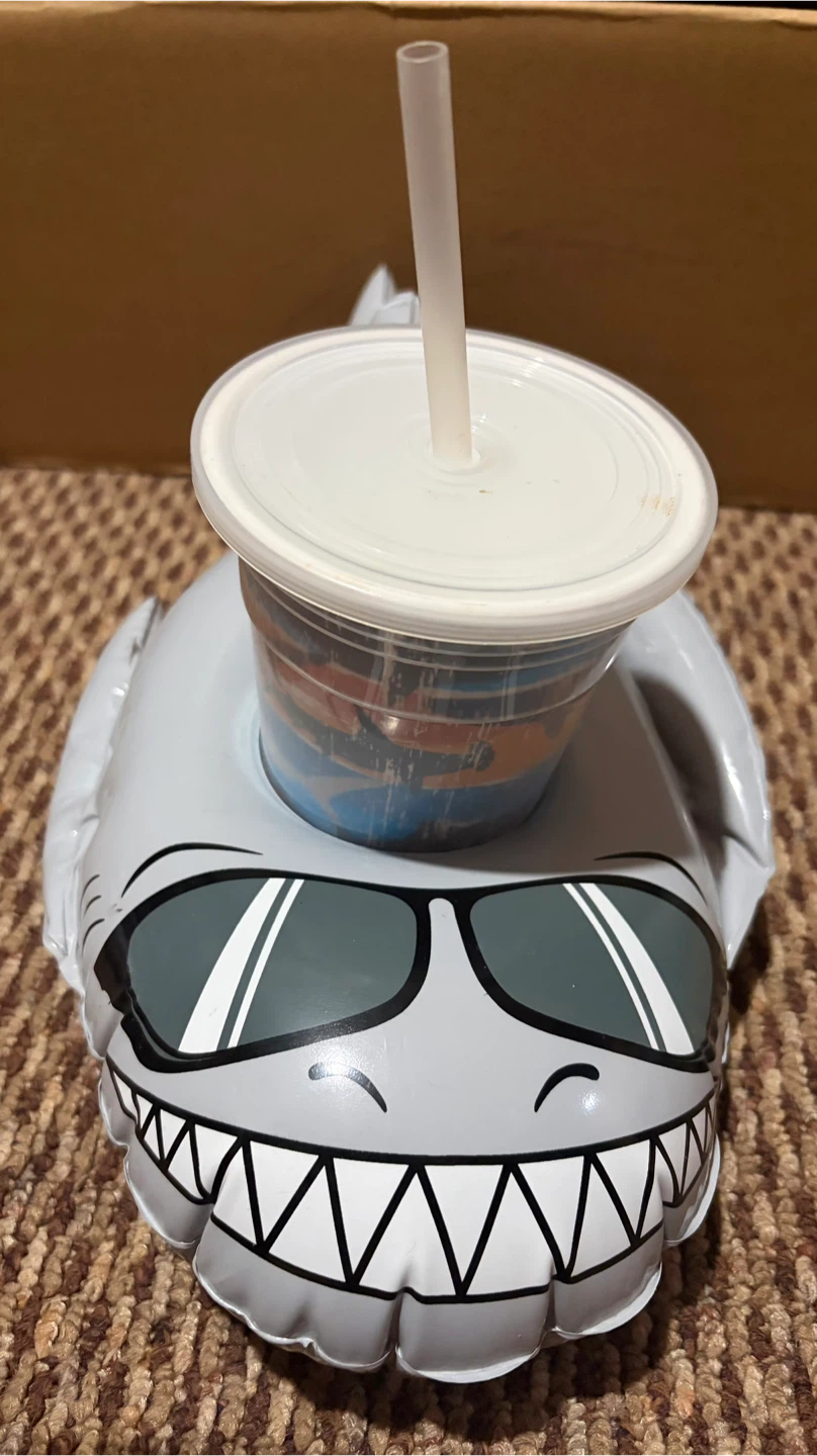 Inflatable Shark Drink Holder
