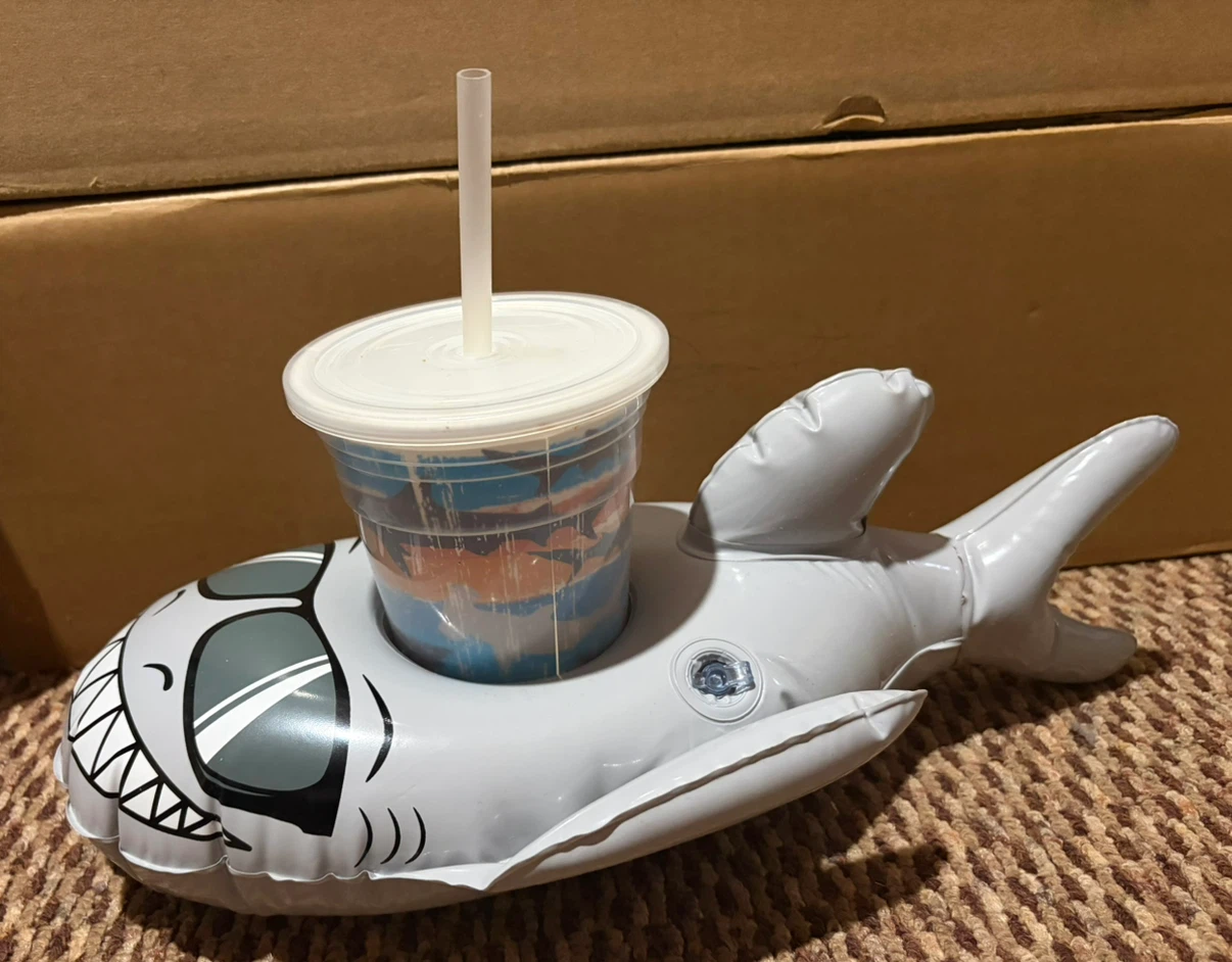 Inflatable Shark Drink Holder - photo 2