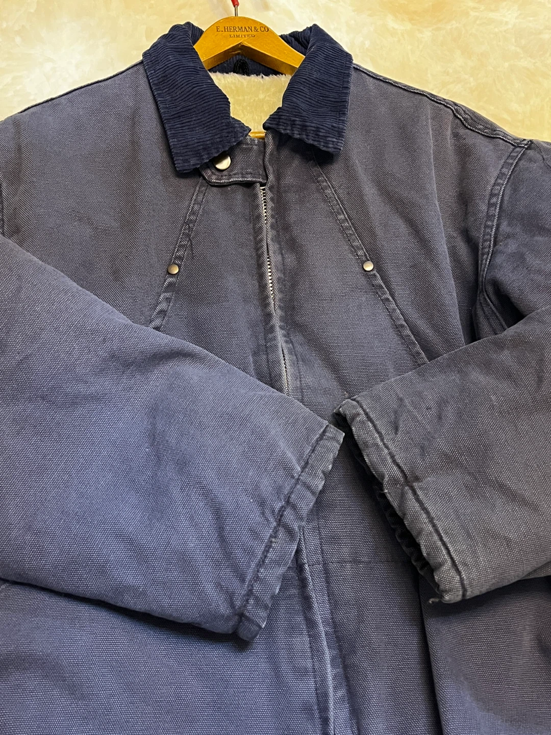 Tough Duck Navy Blue Canvas Work Jacket - photo 5